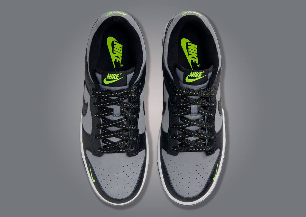 The Nike Dunk Low Black Grey Volt Keeps Things Stealthy Sneaker News