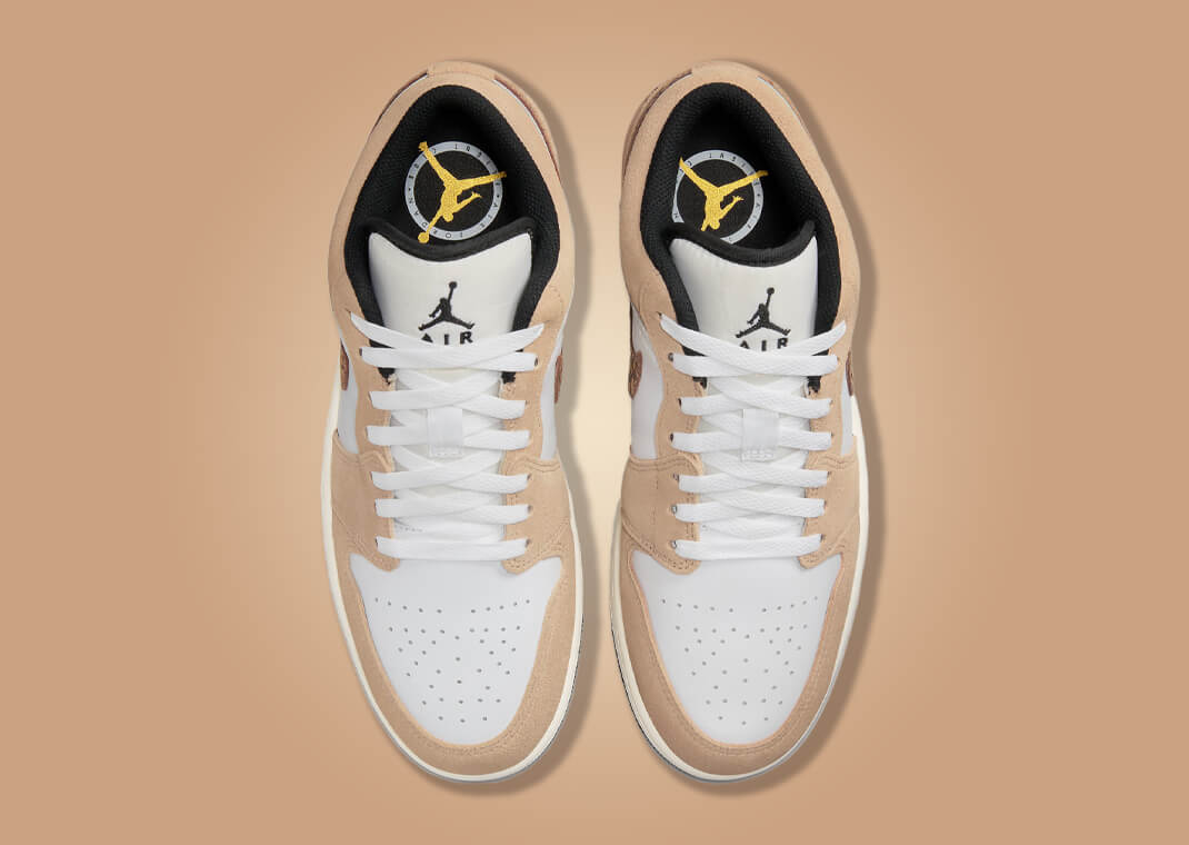 jordan 1 low animal print