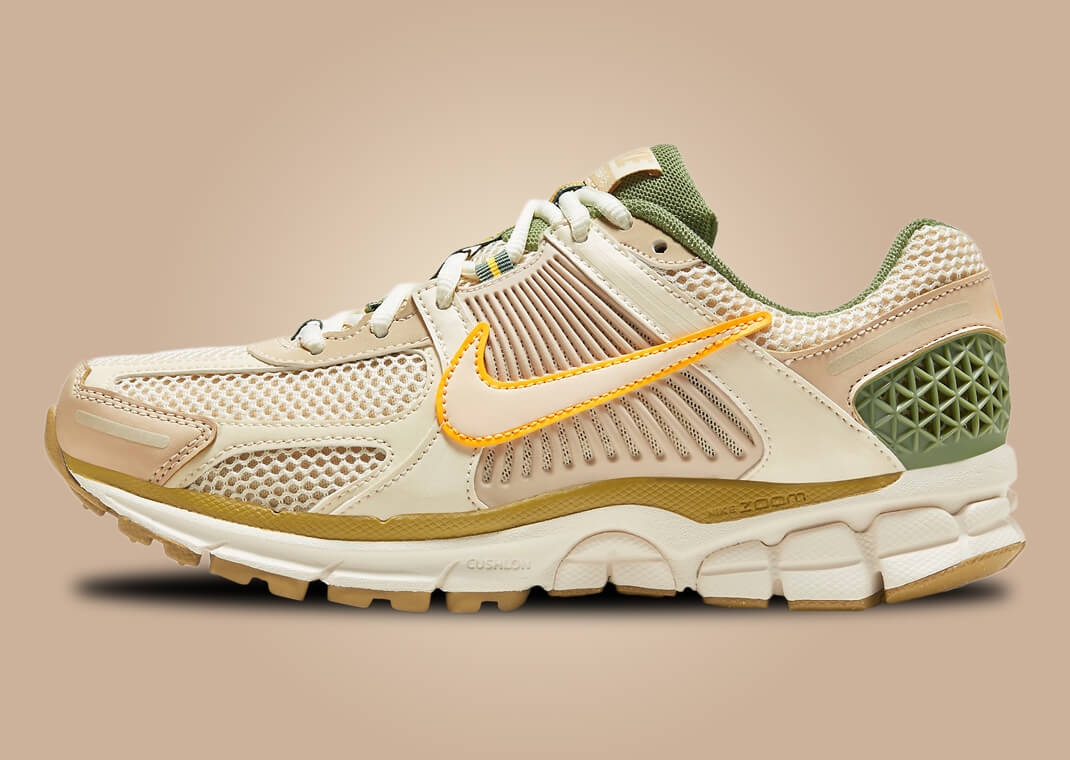 The Nike Zoom Vomero 5 Appears in Sail Laser Orange Olive Sneaker News