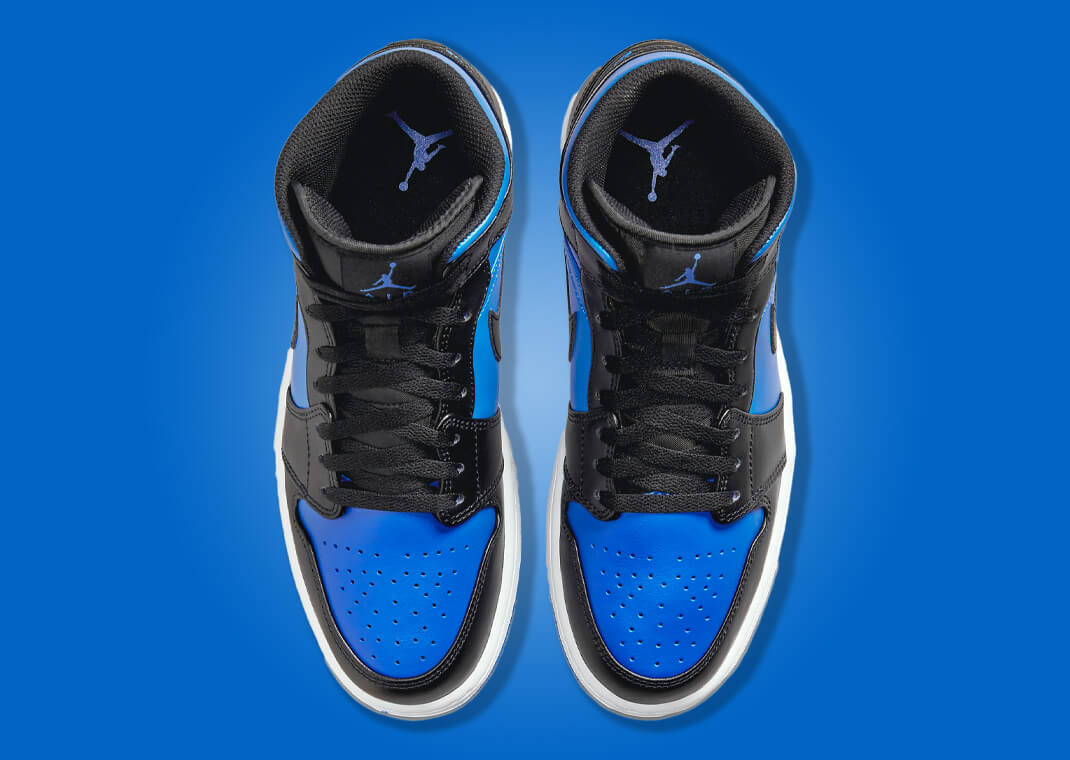 jordan 1 black royal blue mid