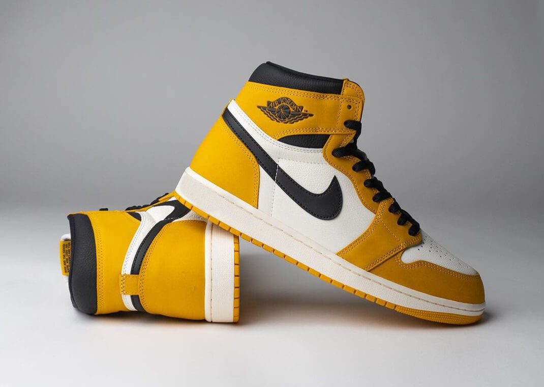The Air Jordan 1 High Yellow Ochre Drops Spring 2024