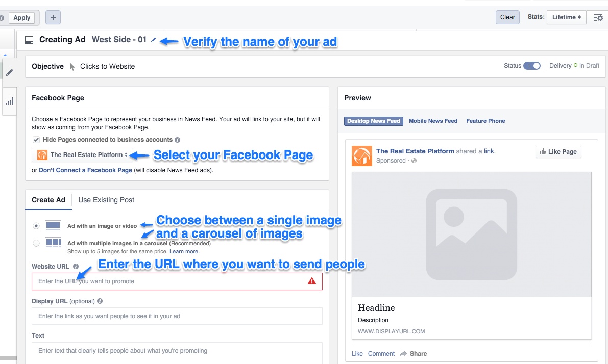 Creating Your First Real Estate Facebook Ad Campaign [Step-by-Step ...