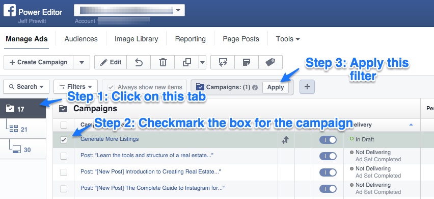 Creating Your First Real Estate Facebook Ad Campaign [Step-by-Step ...