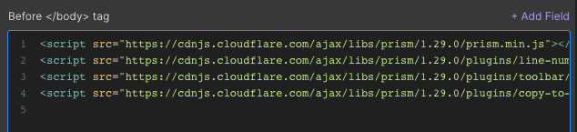 JS goes before the </body> tag