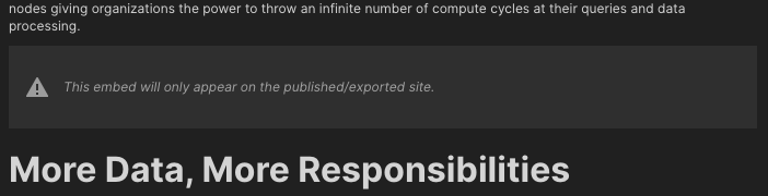 A not so helpful block. Where