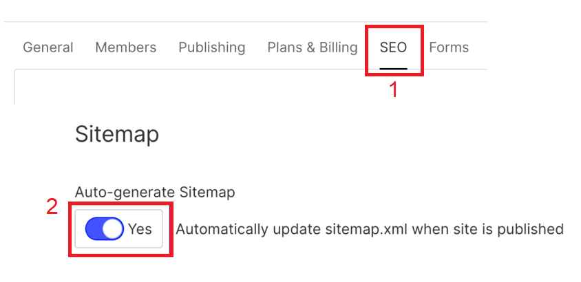 Enabling auto-generated XML sitemaps on Webflow