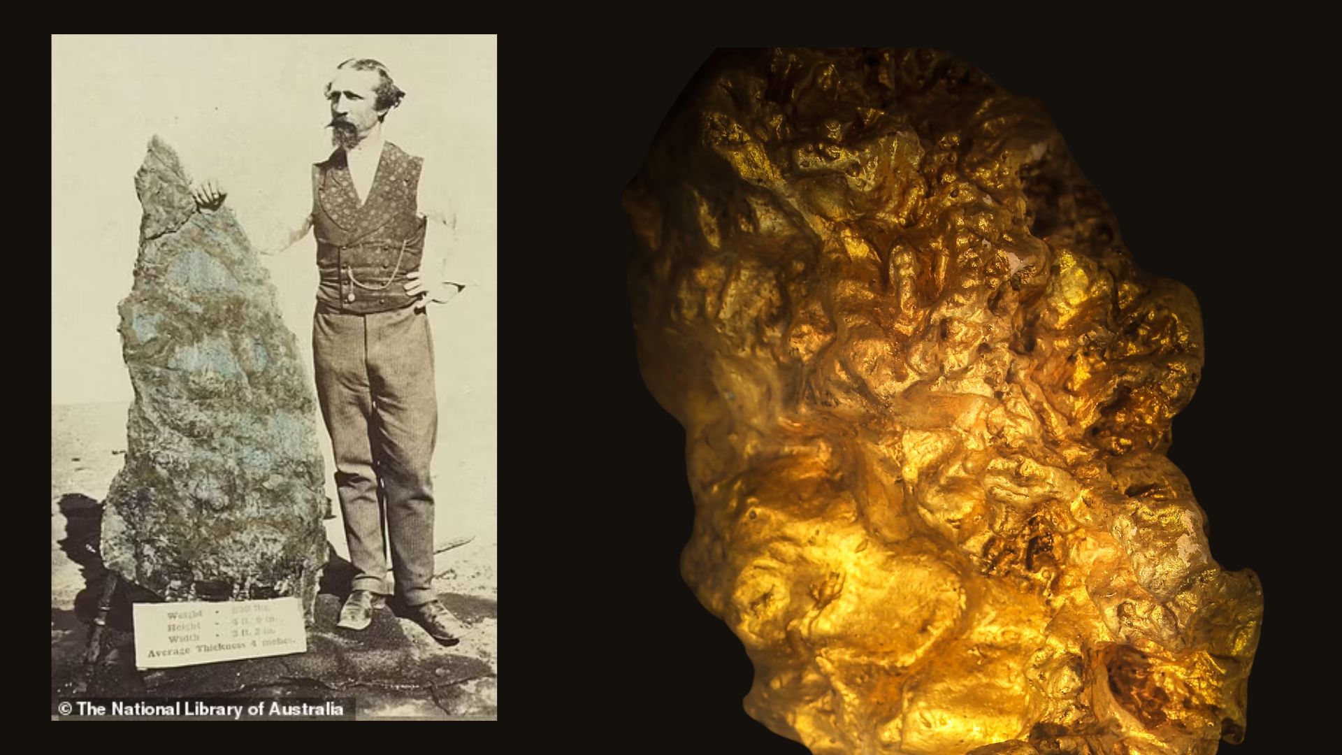Lost Australian history: striking gold and the world's largest photo