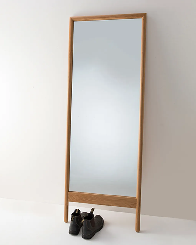 Fable Oak Floor Mirror by Didier | Available now at ebb&flow