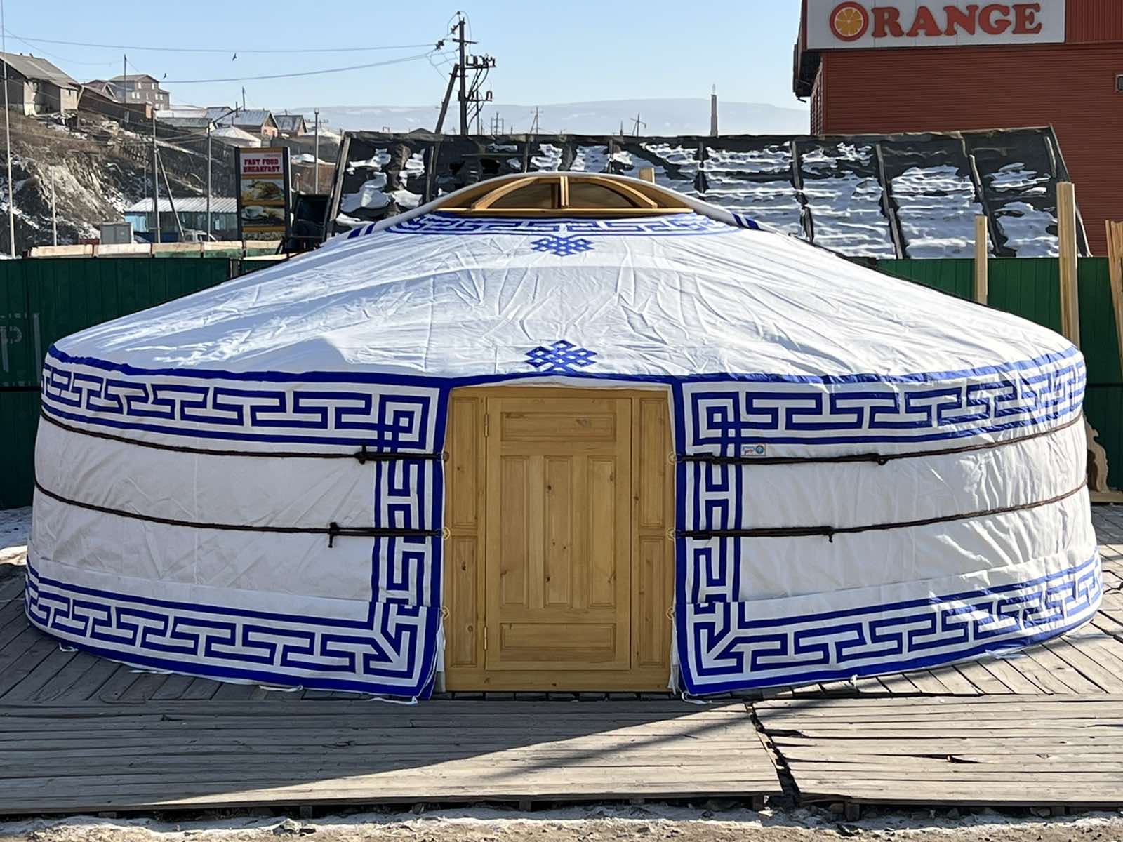 6Wall Wood Yurt Groovy Yurts