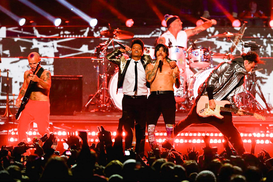 Bruno Mars Super Bowl XLVII 2014