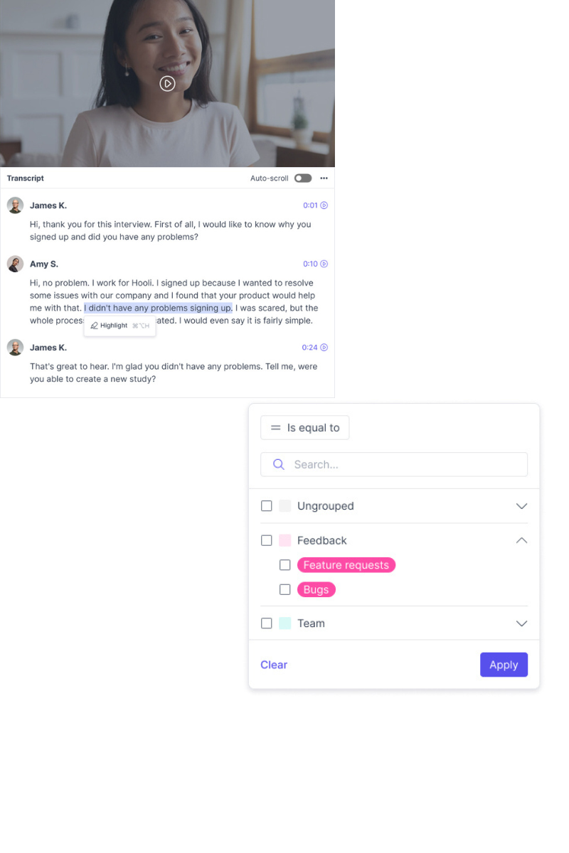 How to transcribe an interview for UX research | Great Question