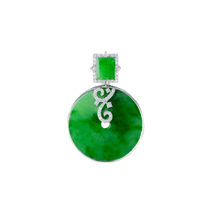 Jadeite diamond best sale