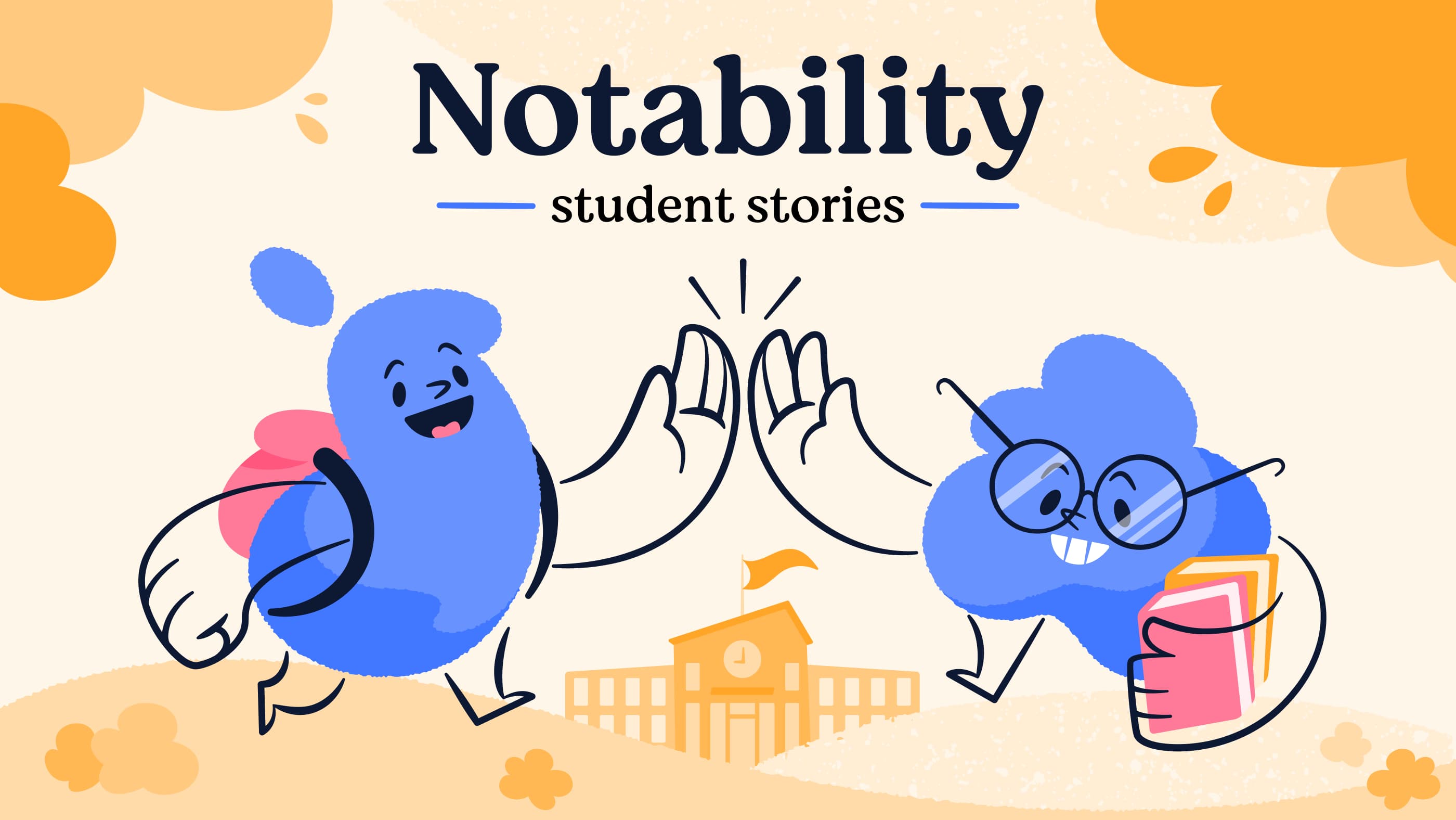 Notability Student Stories high-five