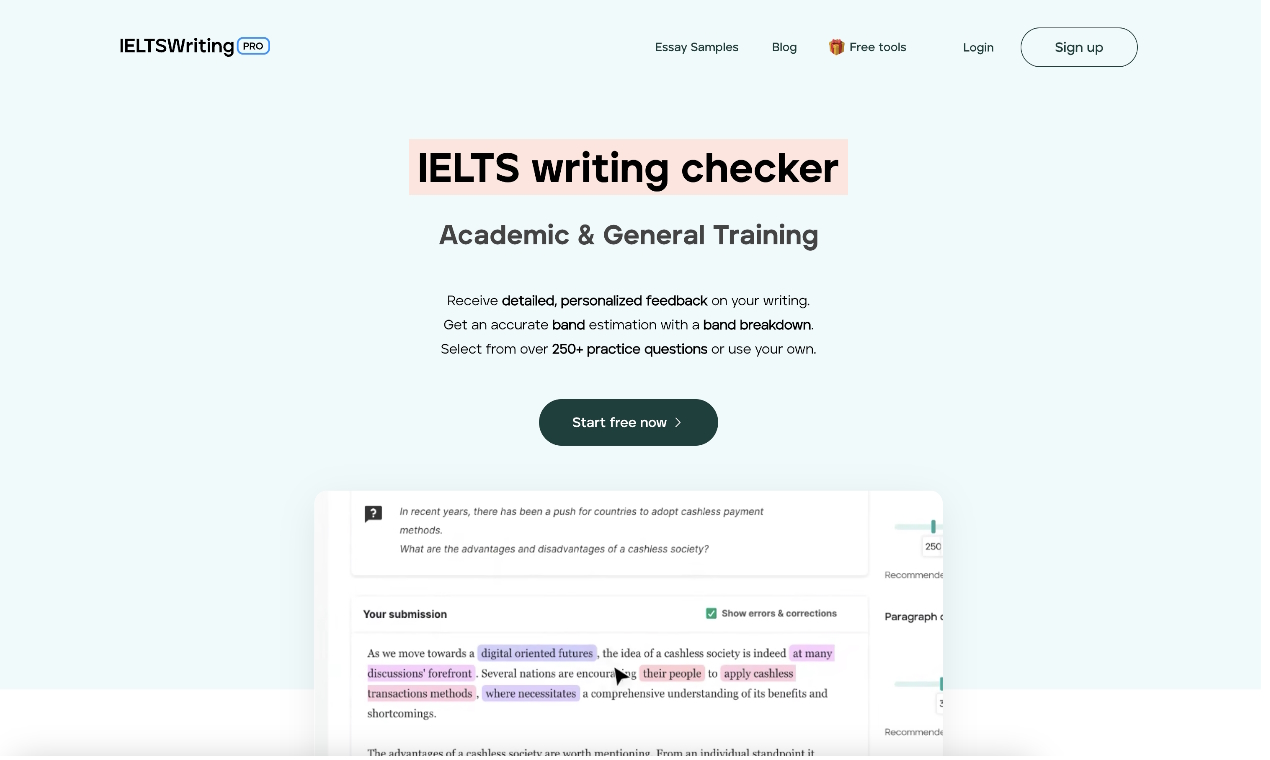 Writing Pro IELTS Writing Pro: Details, Pricing, & Features