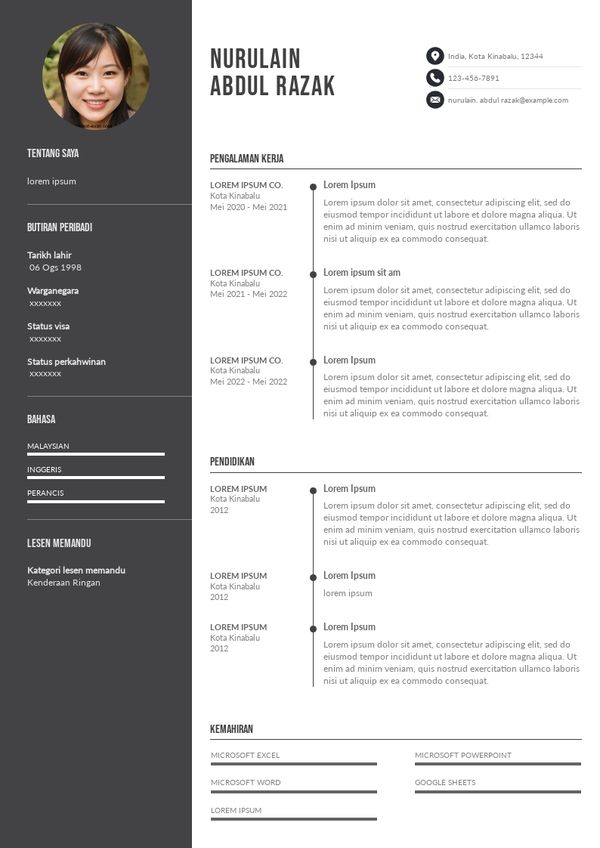 Panduan Penulisan CV dan Template Untuk Memohon Jawatan Pemeriksa Kualiti