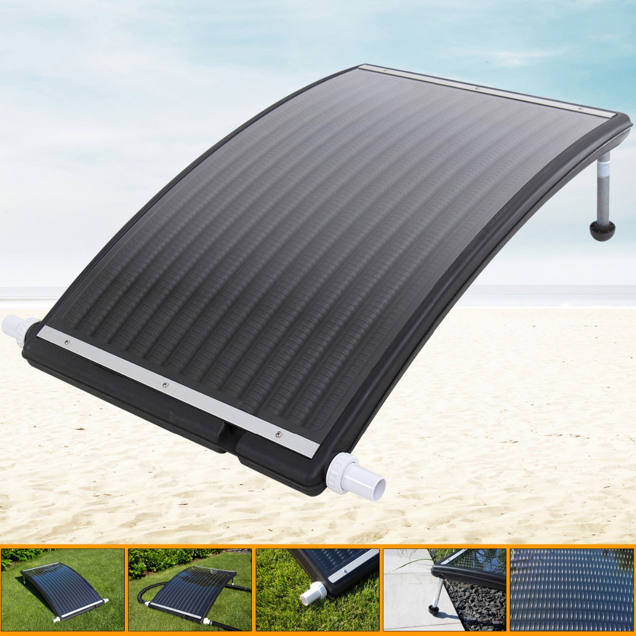 Solarkollektor Speedsolar 110 x 69 x 14 cm Pool heizen - Solarandwind