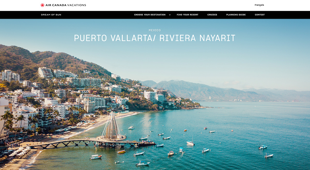 Puerto Vallarta & Riviera Nayarit Dream of Sun Air Canada Vacations