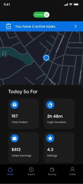 Driver App - Active Order