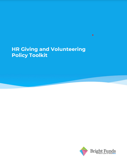 HR Giving and Volunteering Policy Toolkit Bright Funds