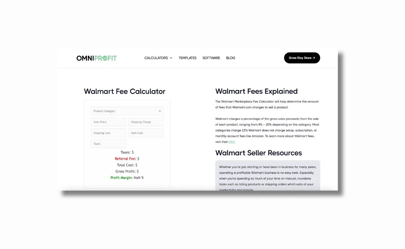 Walmart Seller Fee Calculator (2024) Price Your Products Profitably