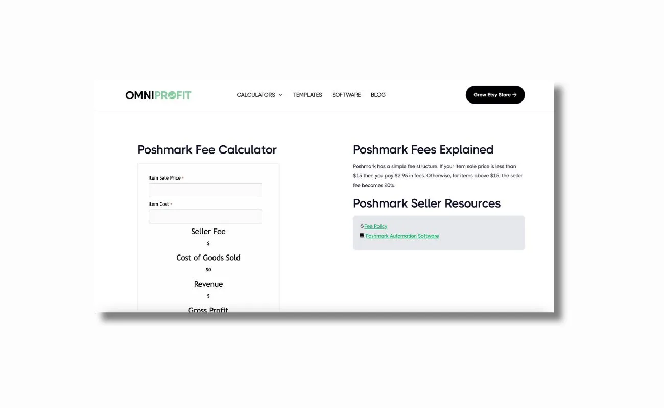 Poshmark Fee Calculator (2024) Calculate Poshmark Fees and Profitability