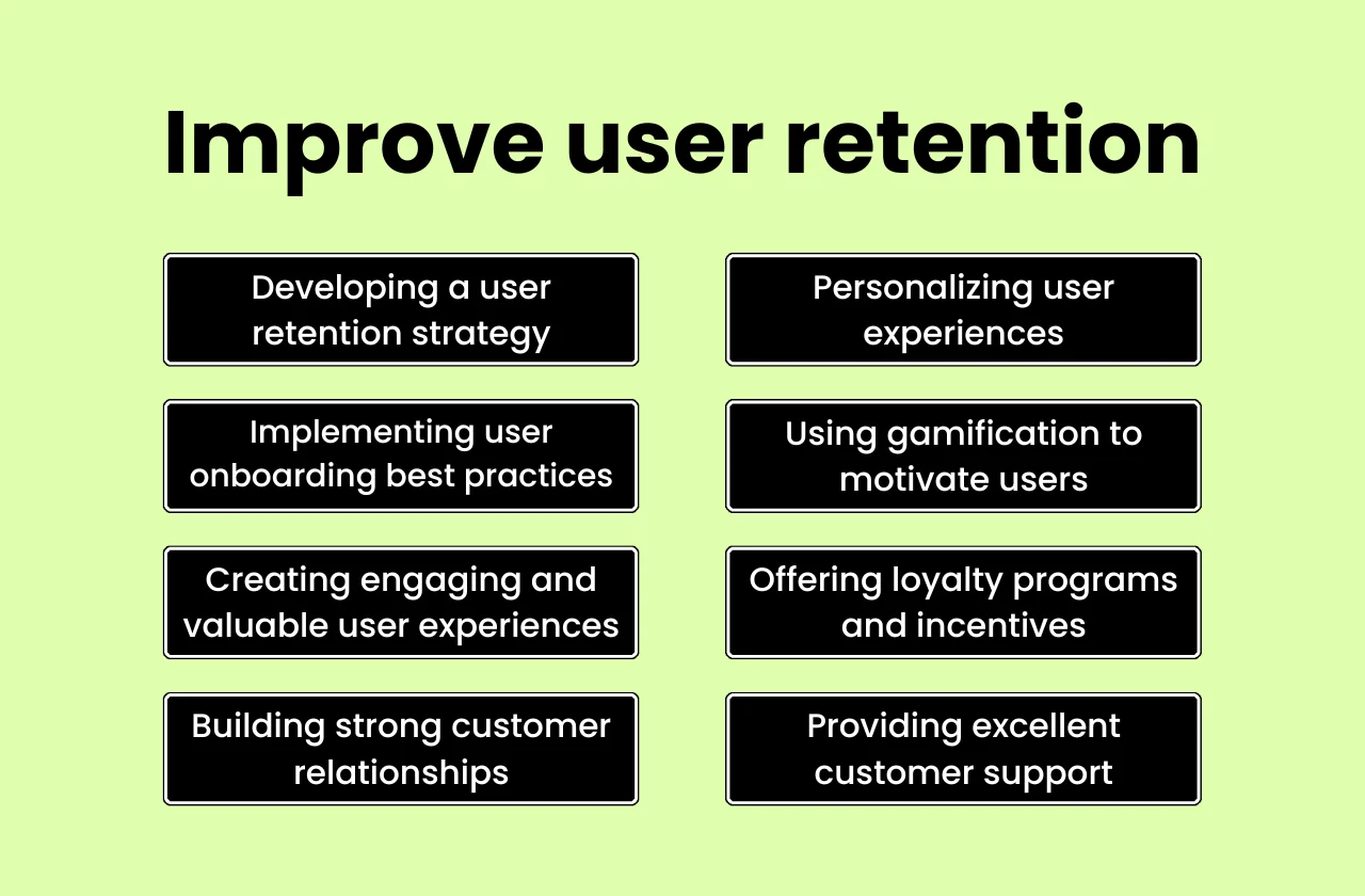 Improve user retention