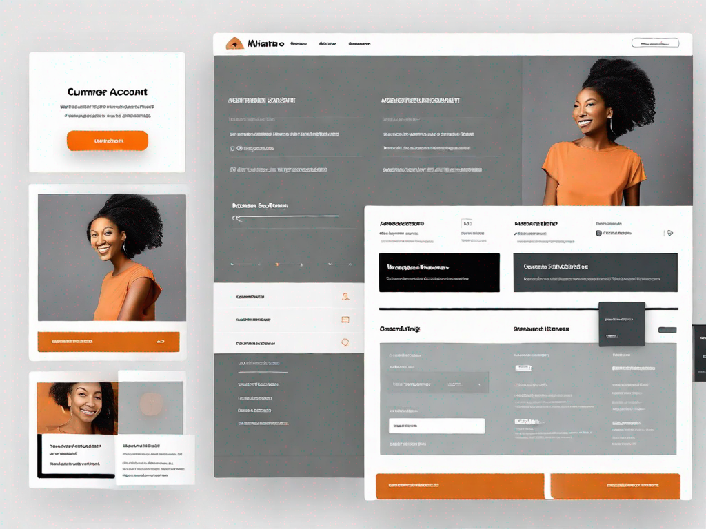 Responsive Customer Account Settings Page Design in Webflow - OKMG