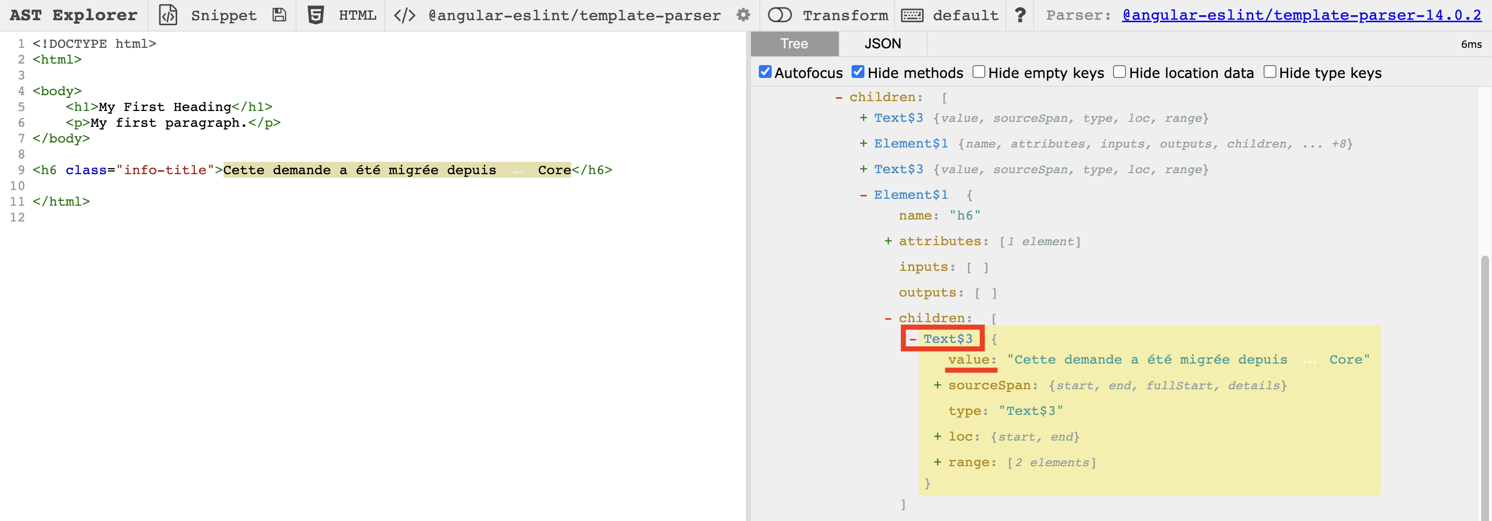 AST Parser - corrigée