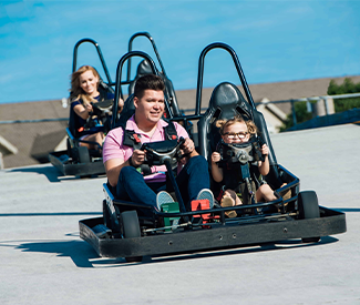 Go-Kart Racing at Branson Tracks in Branson, Missouri