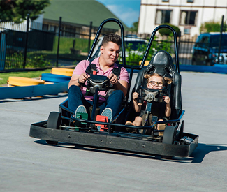 Go-Kart Racing at Branson Tracks in Branson, Missouri