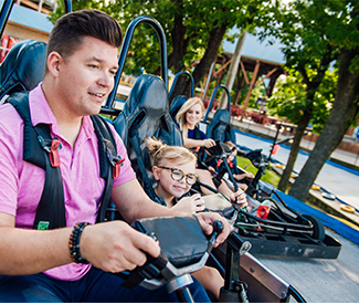 Go-Kart Racing at Branson Tracks in Branson, Missouri
