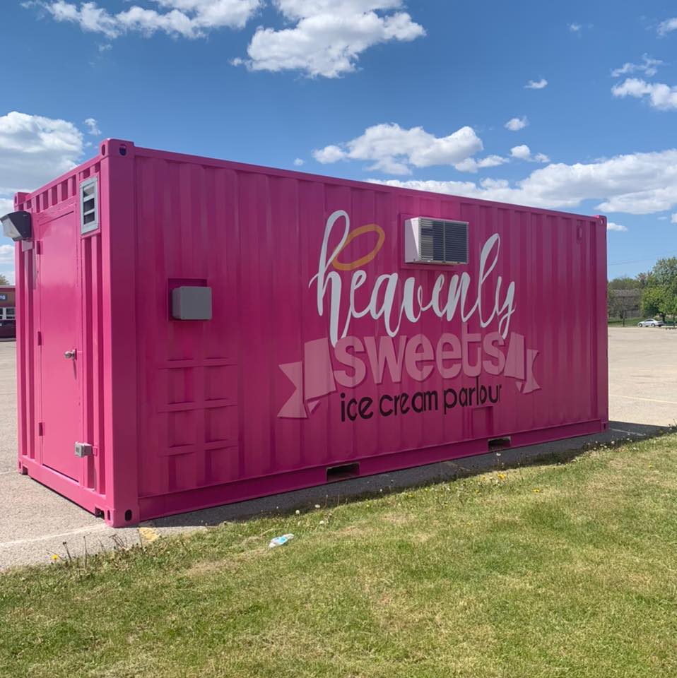 Shipping Container Ice Cream Shop