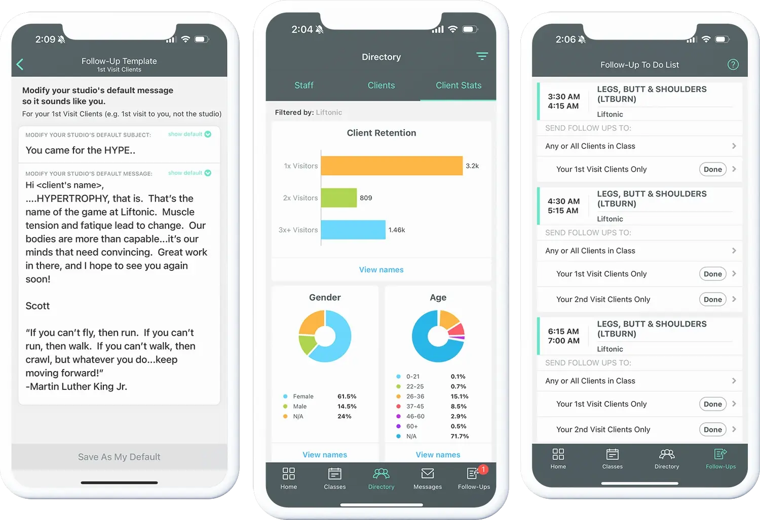 Visual Instructor App FitGrid | Productivity App for Fitness Instructors