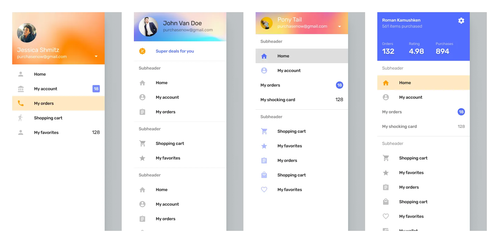 Figma Android UI kit - mobile app templates