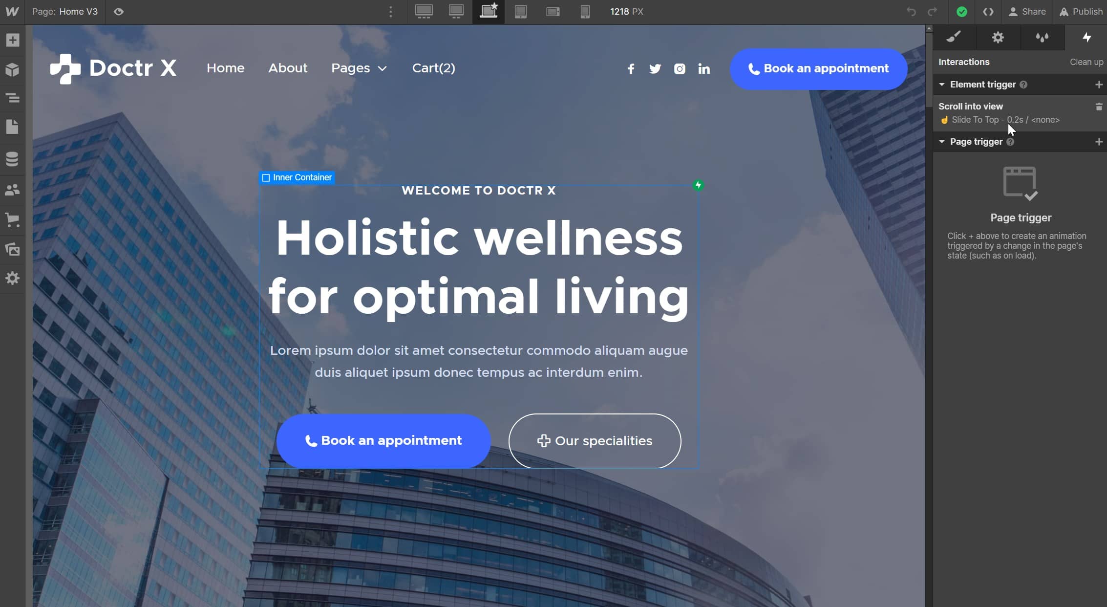 Start Here - Doctr X - Webflow Ecommerce website template