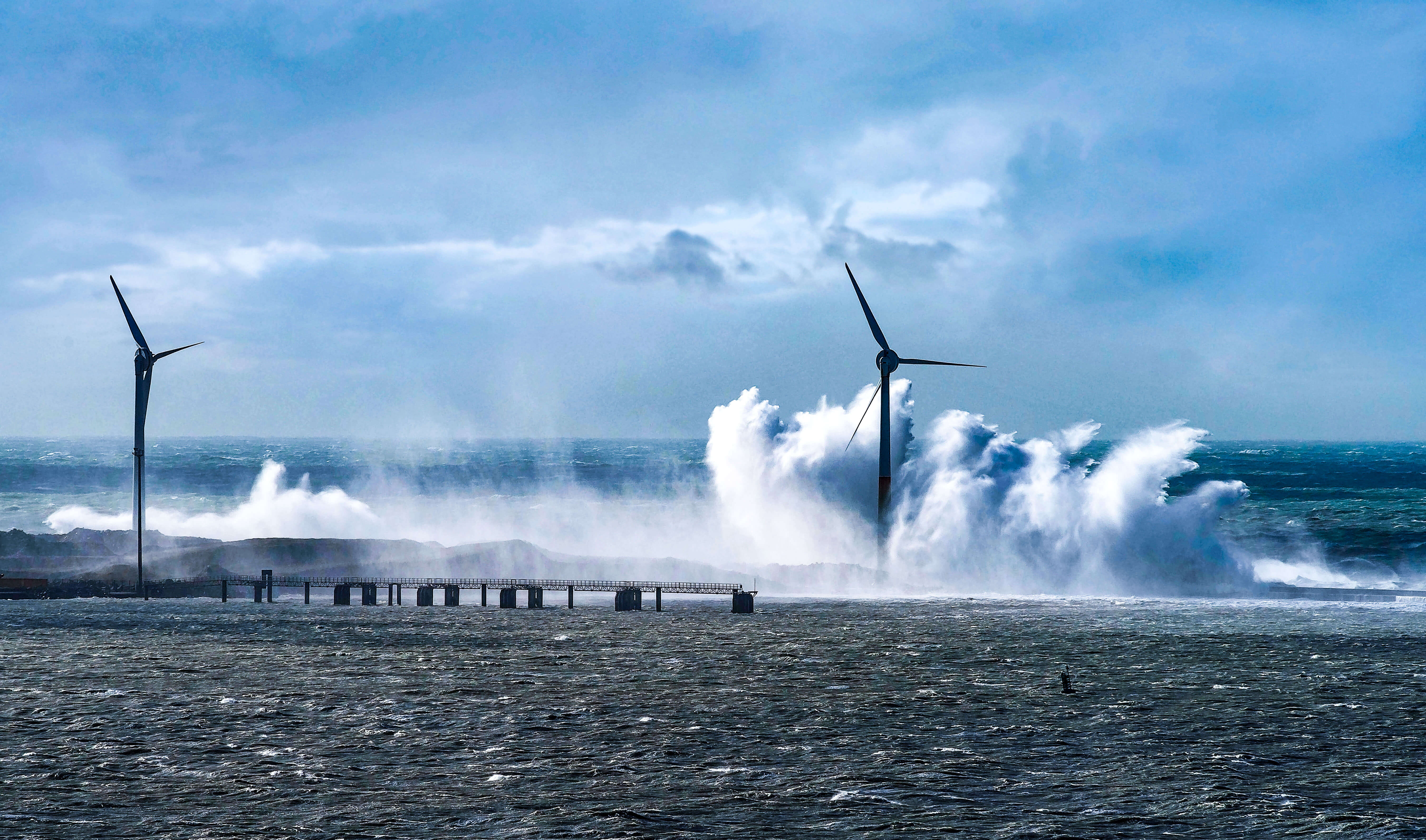 Wind turbines are exposed to extreme weather conditions