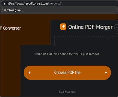 Chose PDF file