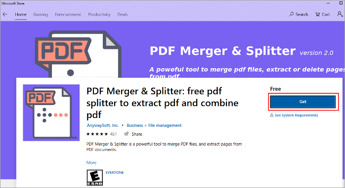 PDF Merger & Splitter