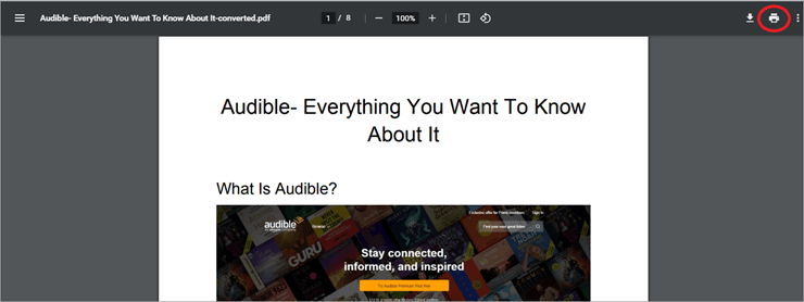 audible