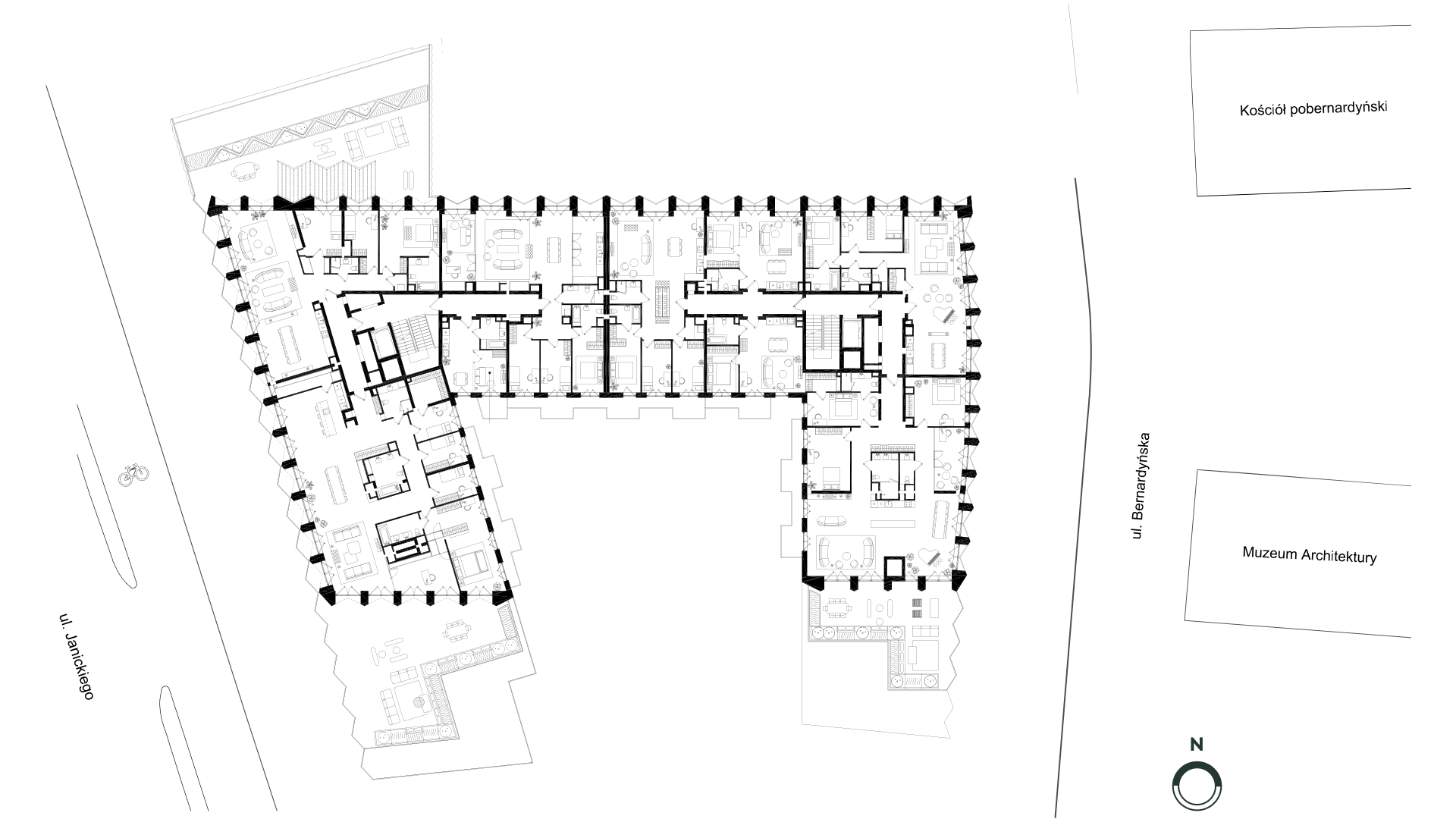 Apartamenty we Wrocławiu w Centrum Miasta Piętro 5 Bernardyńska 4