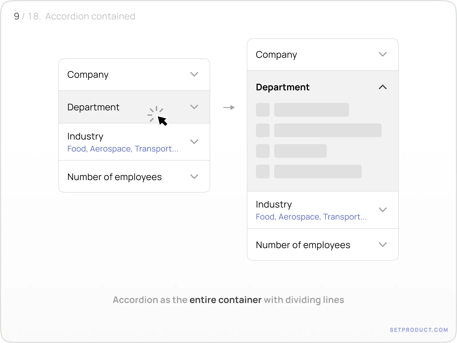 Accordion UI design tips