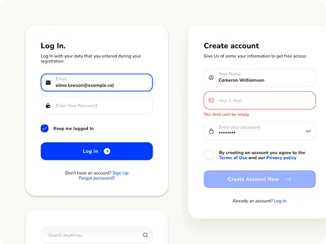 Custom Input UI design – Customizing Input Icons