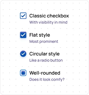 Checkbox UI design tutorial – Checkmark Design