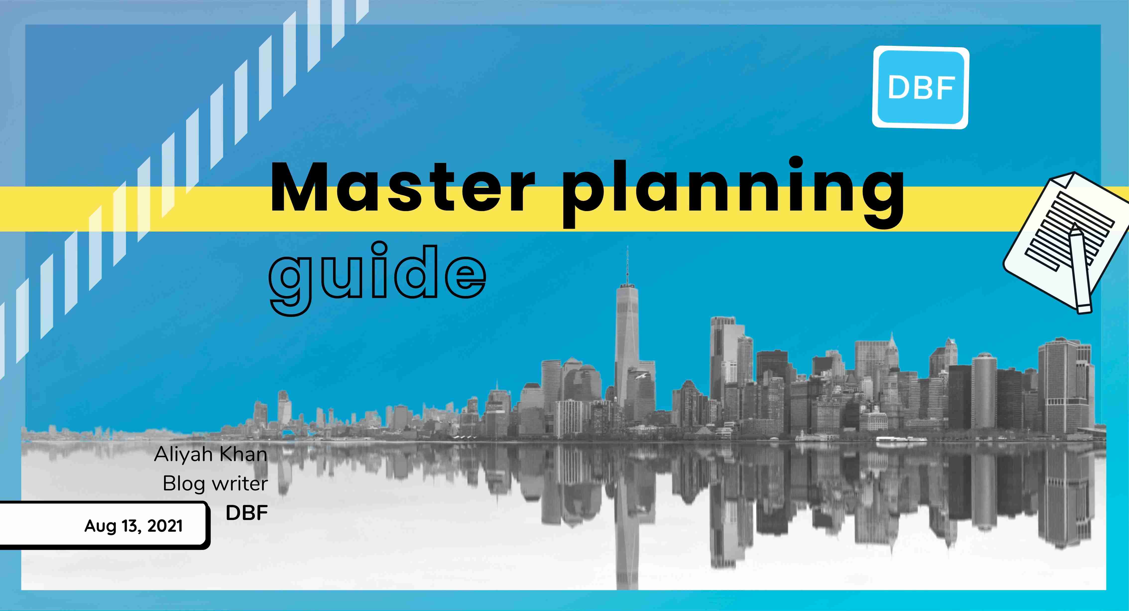Master Planning A StepbyStep Guide Blog DBF