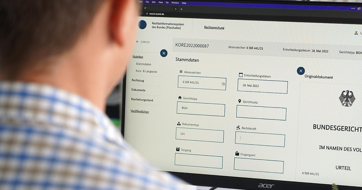 Neues Rechtsinformationsportal des Bundes