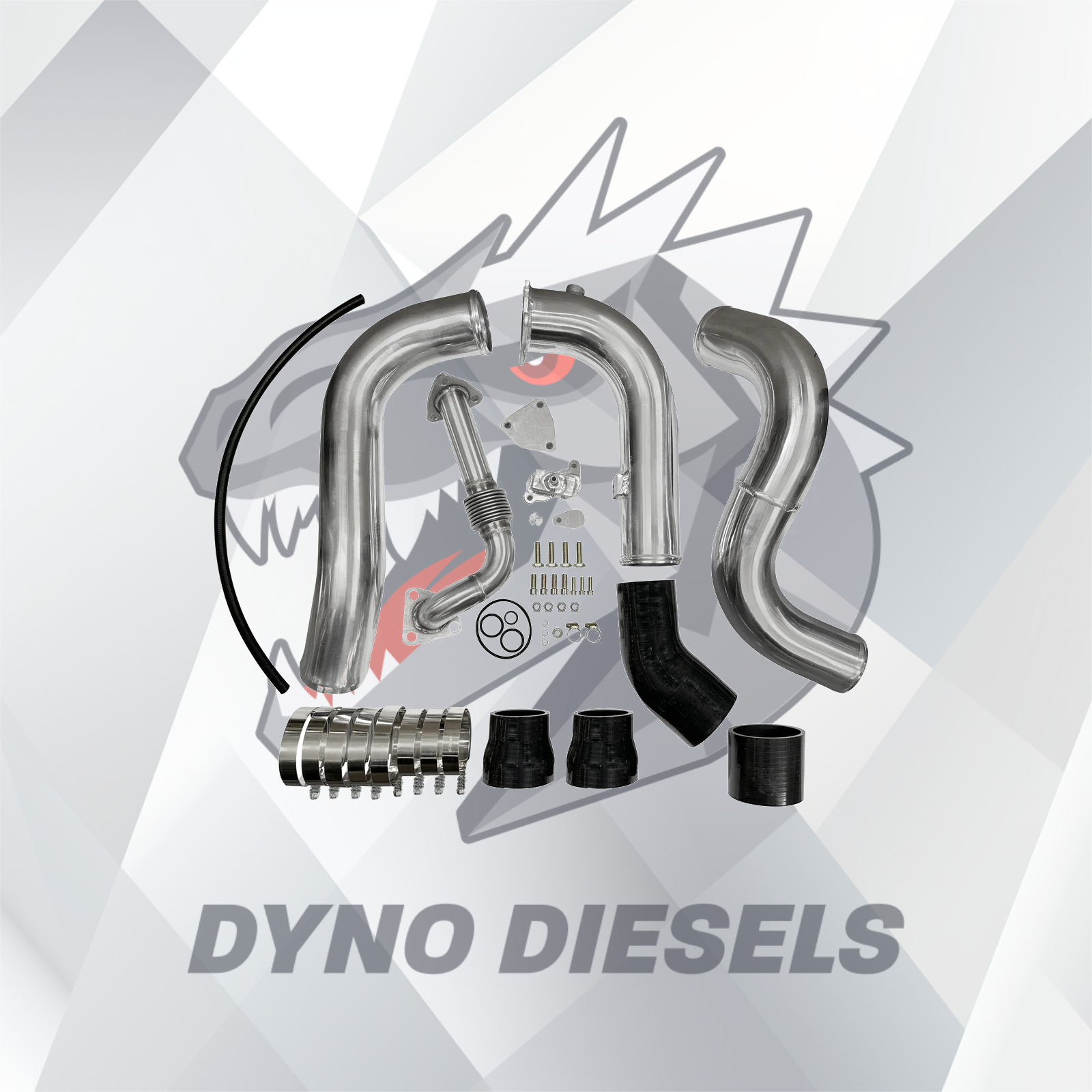 NISSAN TITAN XD 5.0L CFT EGR delete kit with complete intercooler piping