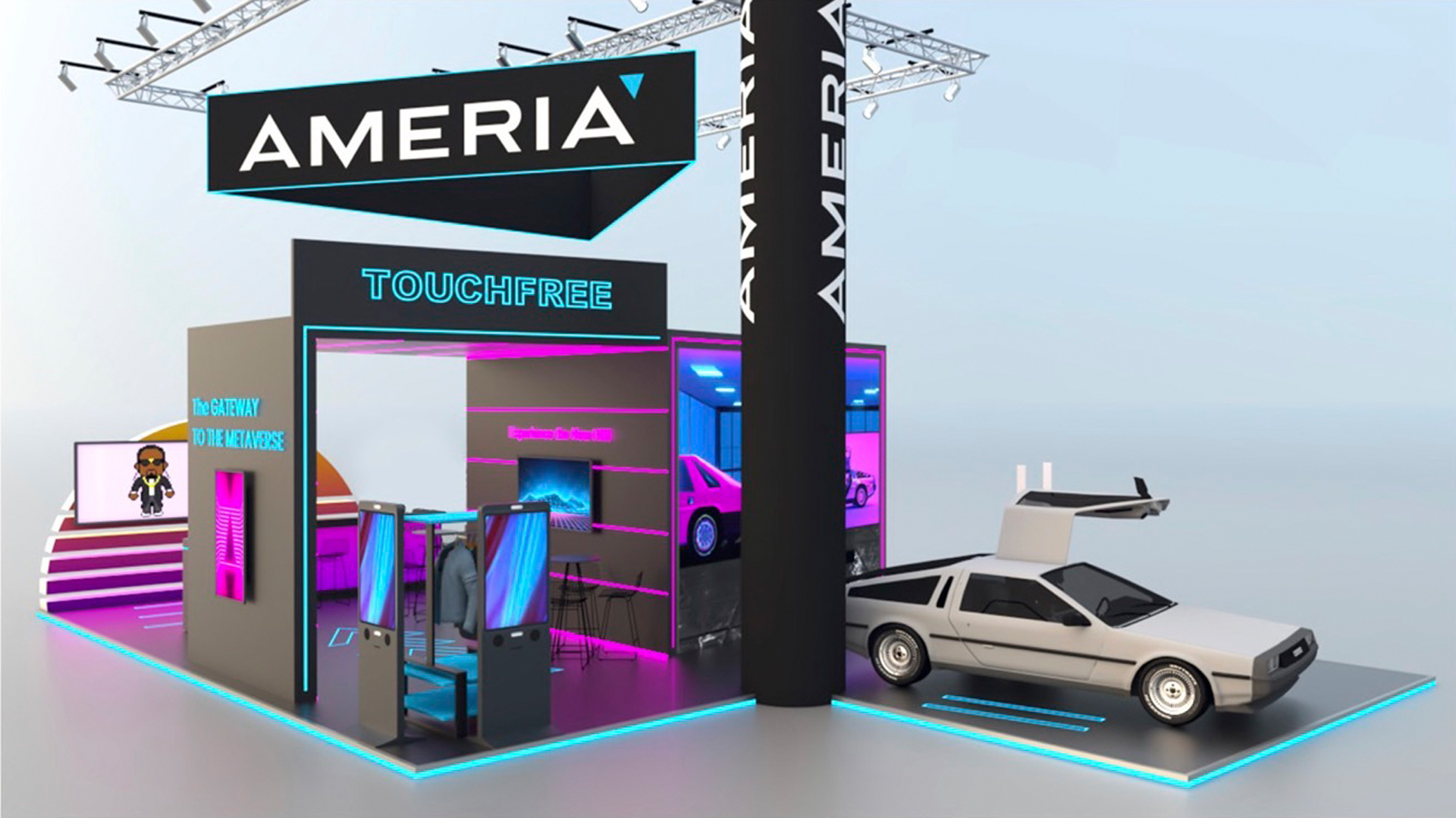 Several world firsts - in 2023, AMERIA will present the full range of 3D gesture control at a variety of trade shows