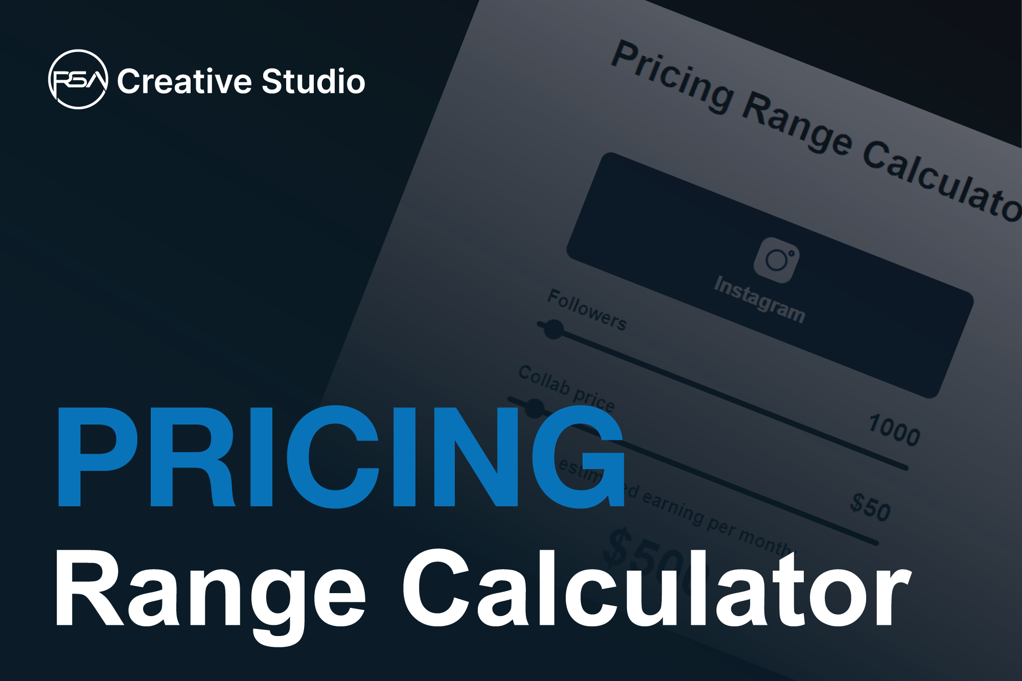 Pricing Range Slider
