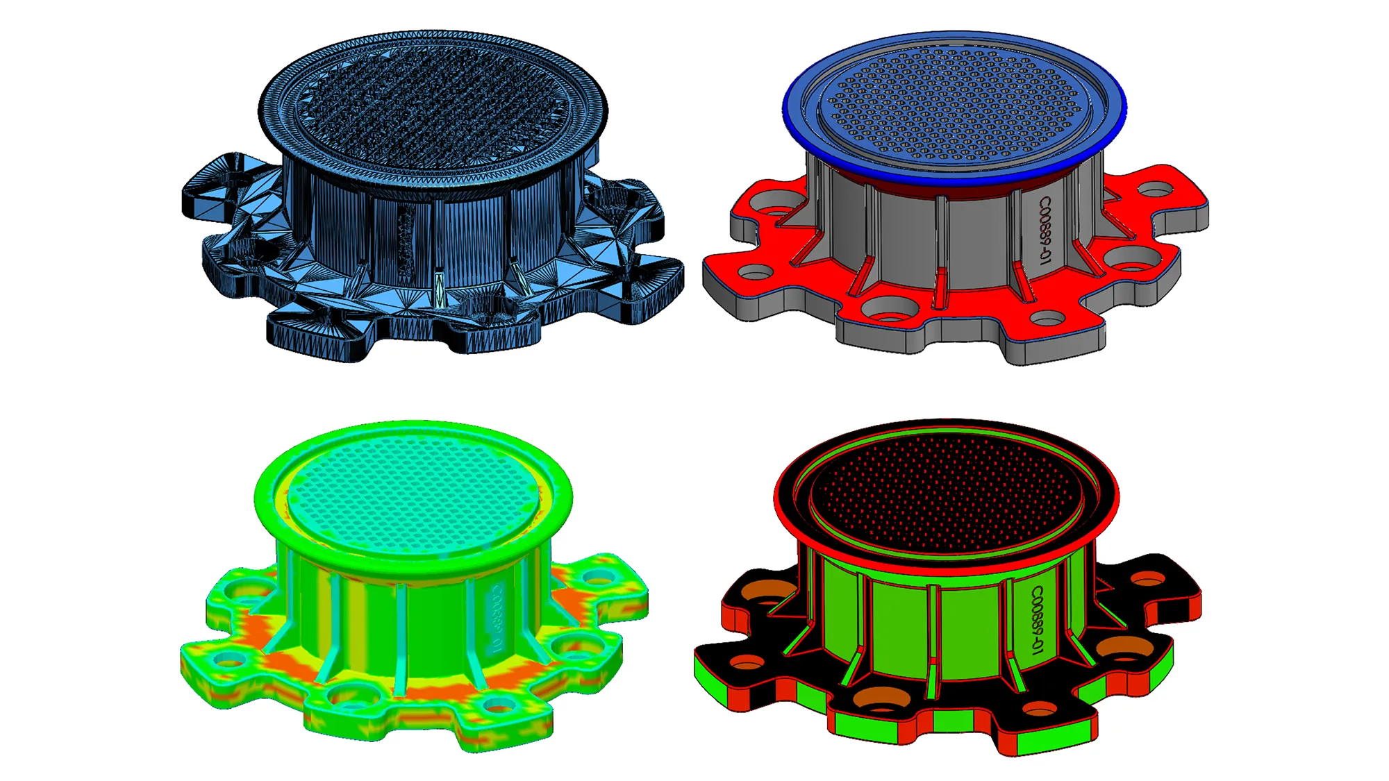 2D drawings on design software