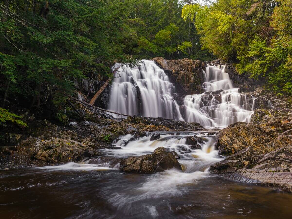 Houston Brook Falls Pleasant Ridge, Maine GoXplr